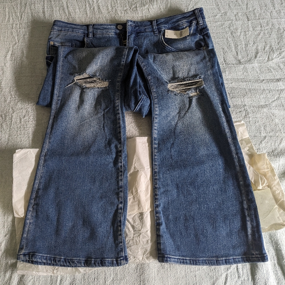 ANTHROPOLOGIE PILCRO THE ICON HIGH WAIST FLARE JEANS • SIZE 34 - Picture 7 of 10